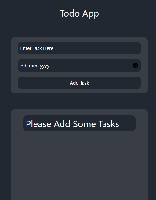 Todo App - To Get Hand's on in React.js