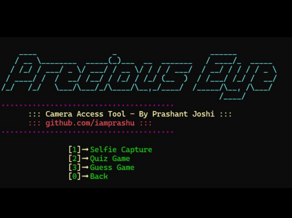 Precious Eye - A Social Engineering Demo for Camera Access Exploitation - by iamprashu